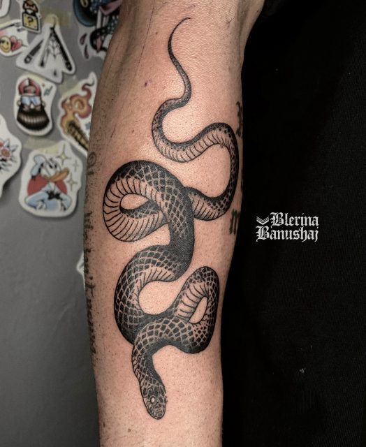 Tatuaggio di Blerina Banushaj, Bunker Tattoo Studio Monopoli