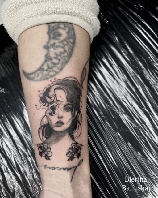 Tatuaggio di Blerina Banushaj, Bunker Tattoo Studio Monopoli