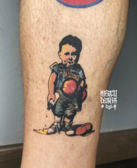 Tatuaggio di Marco Doria, Bunker Tattoo Studio Monopoli
